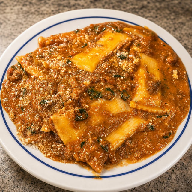 Stuffed Rigatoni.