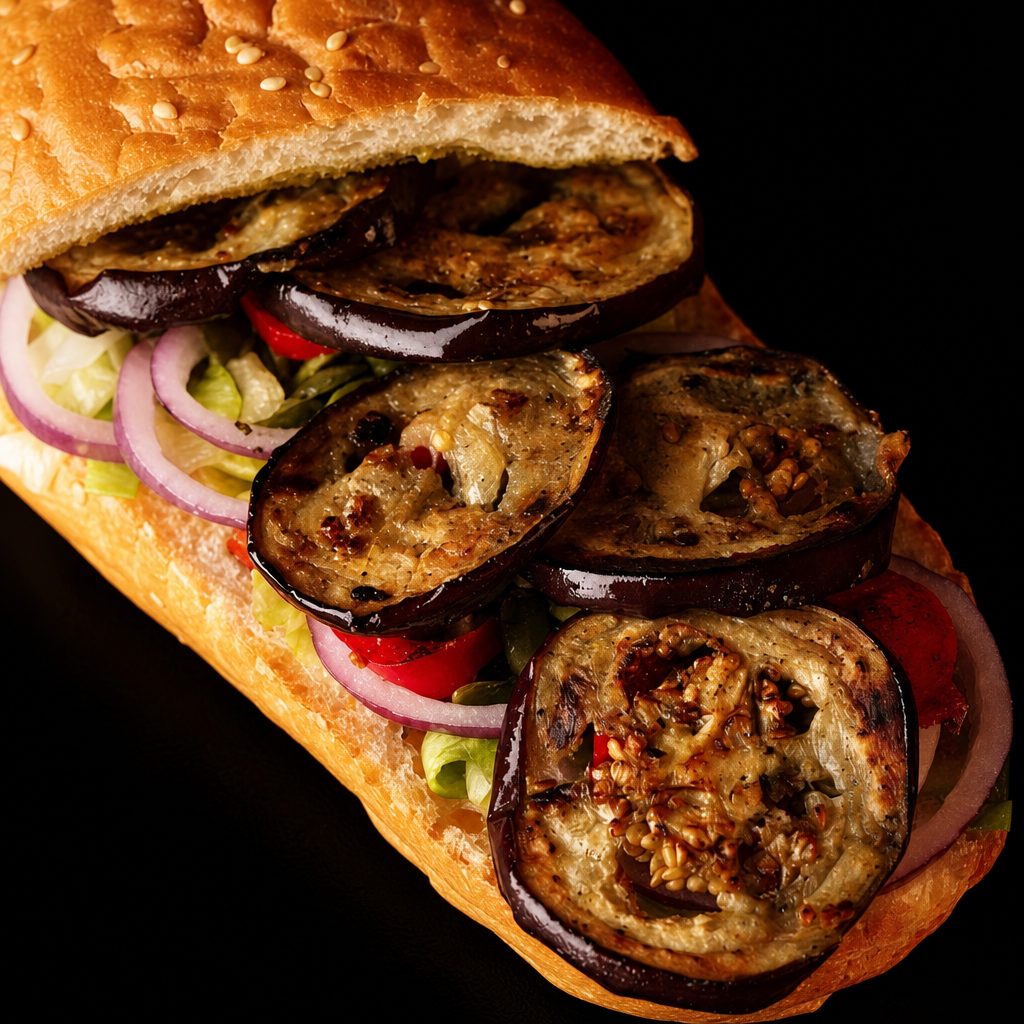 Eggplant Panini.