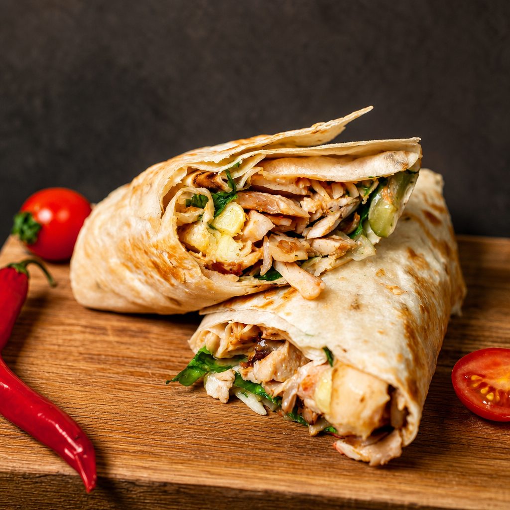 Mozzarella Chicken Wrap.