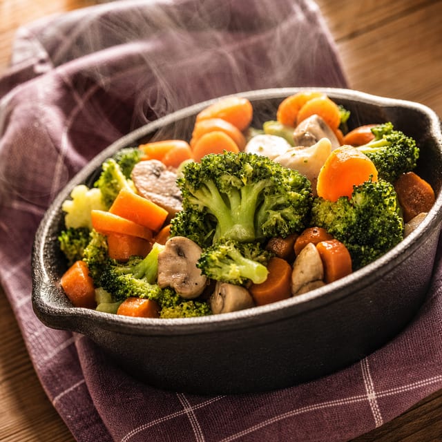 Sautéed veggies.