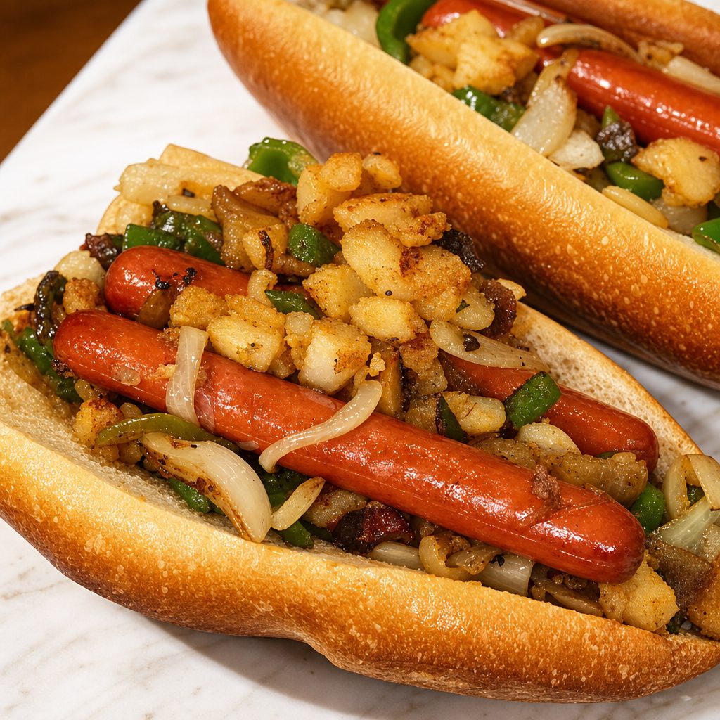 Italian Hot Dog.