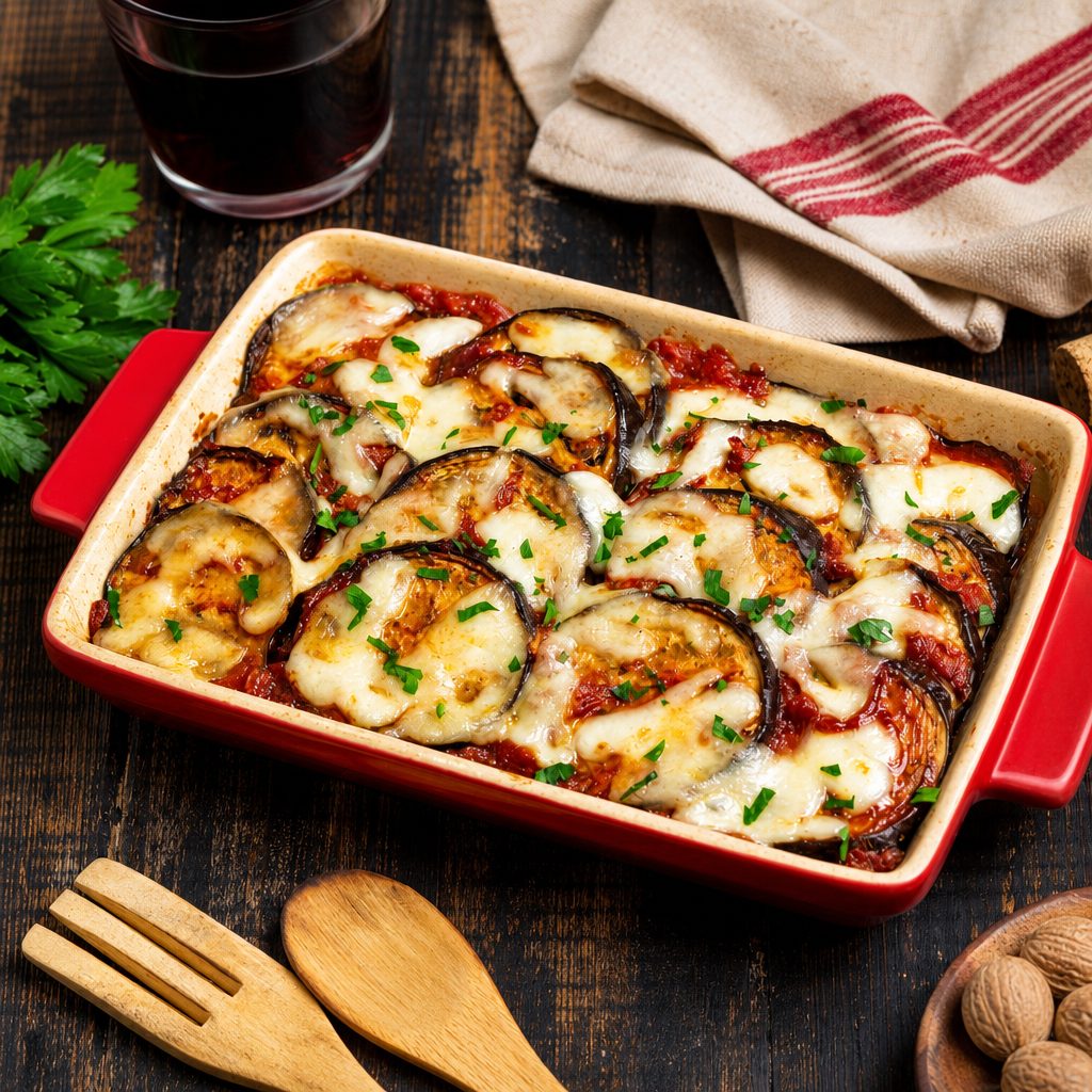 Eggplant Parmesan.