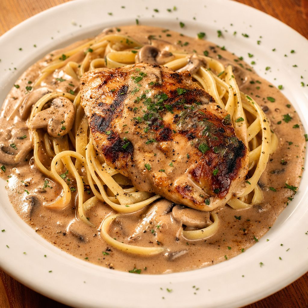 Chicken Marsala.